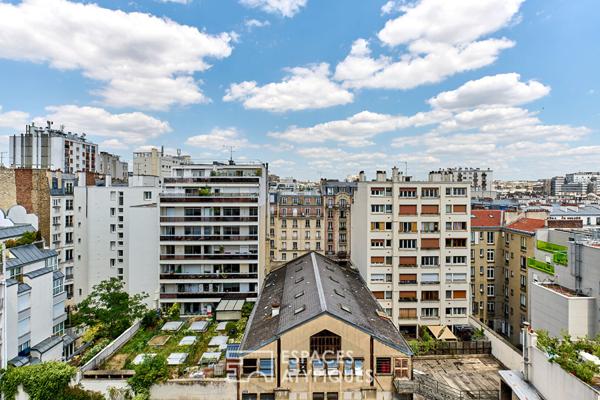 Appartement en dernier étage avec terrasses et vues dégagées