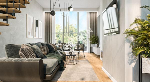 BAS MONTREUIL PROCHE VINCENNES, AVENUE DU PRESIDENT WILSON , BATIMENT AU CALME SUR COUR TRIPLEX 4 PIECES AVEC JARDIN PRIVATIF