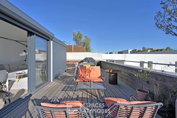 Rooftop avec 92m2 de terrasse au coeur de Castelnau-le-Lez