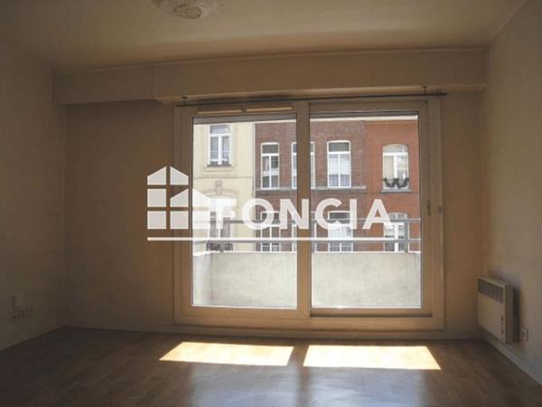 Location Studio 21.19 m² - 4 RUE D'ISLY _ (SQUARE HABITAT) Lille 59000