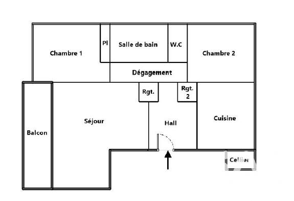 Appartement à vendre 3 pièces 84 m² Bron