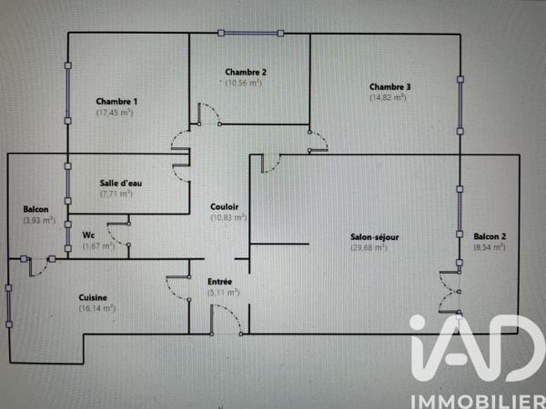 Appartement à vendre 4 pièces 114 m² Illkirch-Graffenstaden