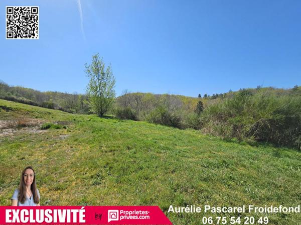 10 min BRIVE -  Terrain CONSTRUCTIBLE  au CALME avec VUE - 3000 m2 - 34 990