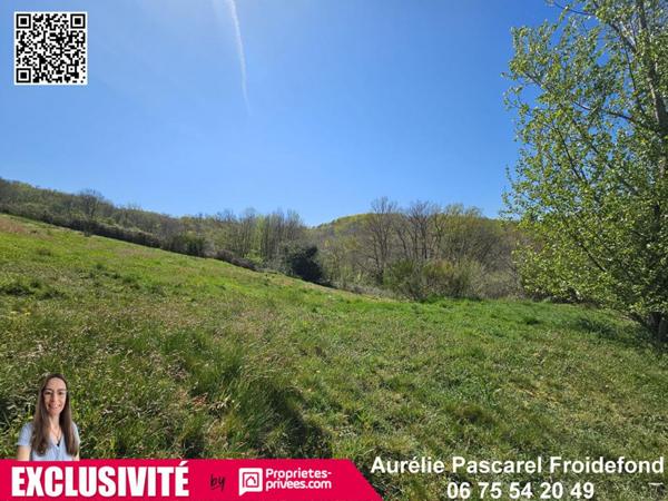 10 min BRIVE -  Terrain CONSTRUCTIBLE  au CALME avec VUE - 3000 m2 - 34 990