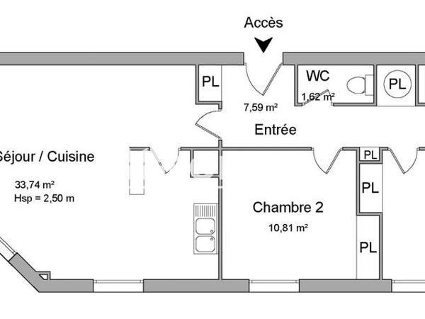 Location Appartement 3 pièces 69.8 m² - VILLA SAINT LIBOIRE Le Mans 72000