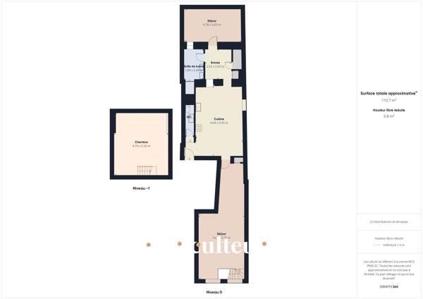 Adresse d’exception à Bordeaux Pey-Berland : Appartement rénové 128 m², double usage habitation et commercial