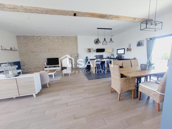 Maison en pierre rénovée – Plain-pied 150 m²– Meursanges (10 min de Beaune)