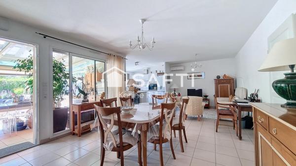Belle villa avec véranda, parking et garage dans résidence sécurisée pour Séniors Le Boulou
