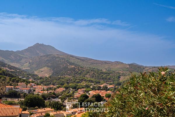 Belle maison moderne entre mer et montagne, avec vue imprenable