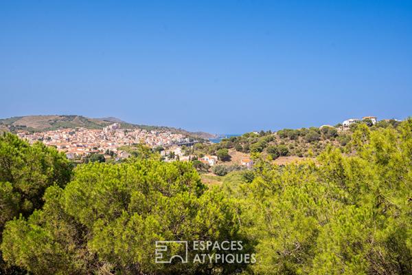 Belle maison moderne entre mer et montagne, avec vue imprenable