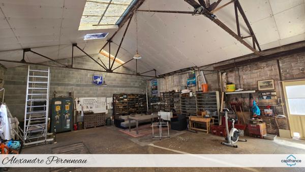🏡 ENSEMBLE IMMOBILIER : MAISON 4 CH + GARAGE ATELIER – IDÉAL ARTISAN OU PROJET MIXTE – SECTEUR FERRIERES