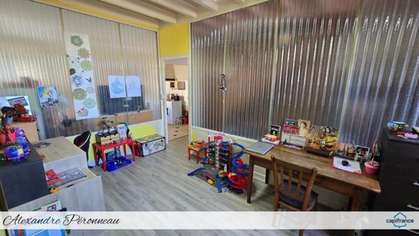 🏡 ENSEMBLE IMMOBILIER : MAISON 4 CH + GARAGE ATELIER – IDÉAL ARTISAN OU PROJET MIXTE – SECTEUR FERRIERES
