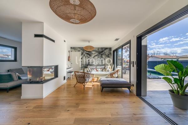 Demeure contemporaine avec piscine, spa et studio indépendant