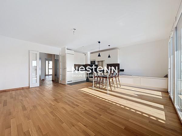ISSY LES MOULINEAUX - FORT D'ISSY - Vente appartement 3 pièces traversant de 68,01 m² avec une terrasse orienté Sud/Ouest et vue dégagée
