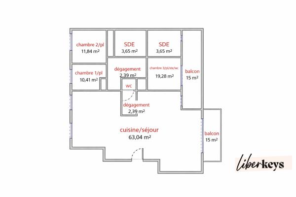 Prado – Résidence Montcalm | Appartement rénové 115 m², séjour 63 m², terrasse