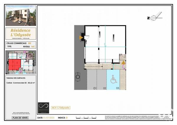 Murs commerciaux  à vendre 86 m² Leucate