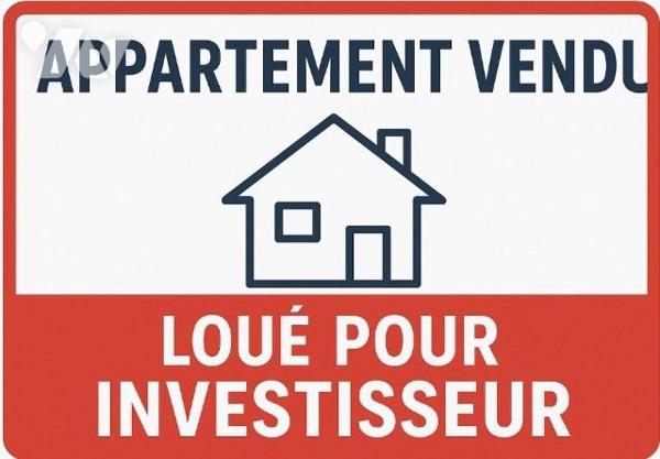 Pierrelatte, Appartement vendu loué.