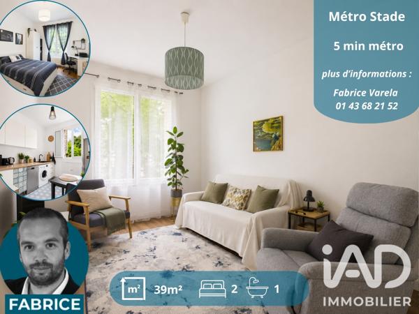 Appartement à vendre 2 pièces 38,73 m² Maisons-Alfort