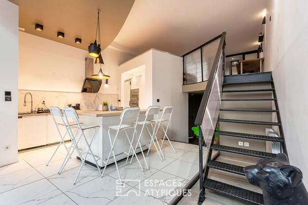 Loft contemporain en duplex