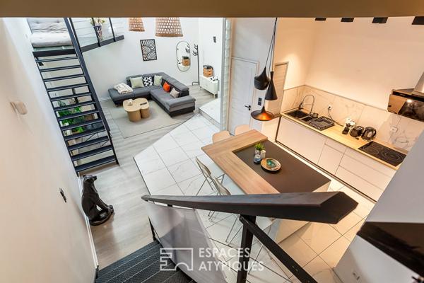 Loft contemporain en duplex
