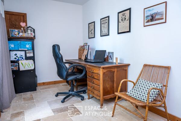 Ancienne grange rénovée avec charme et jardin