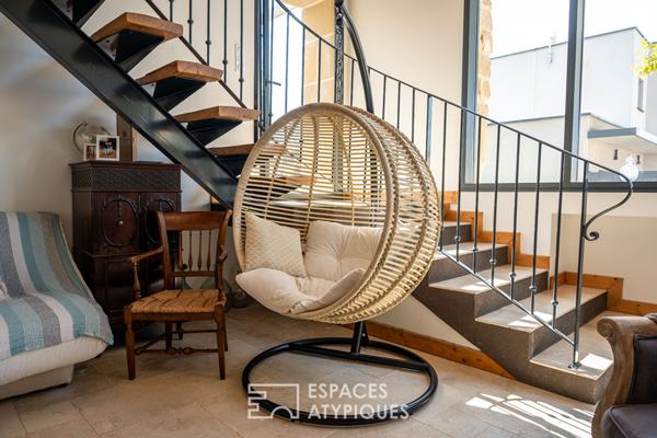 Ancienne grange rénovée avec charme et jardin