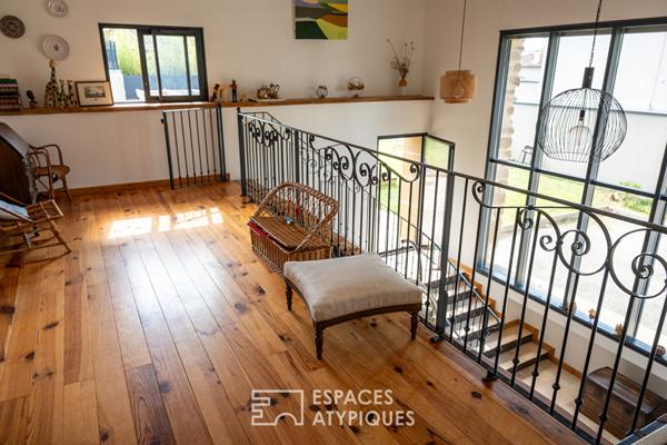 Ancienne grange rénovée avec charme et jardin