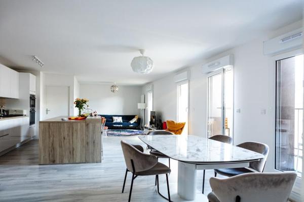 Appartement Vernon 4 pièces, terrasse, deux places de parking en sous-sol