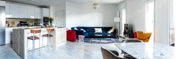 Appartement Vernon 4 pièces, terrasse, deux places de parking en sous-sol