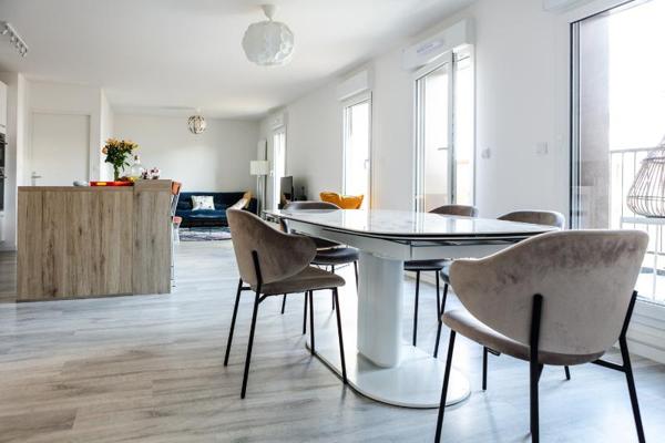 Appartement Vernon 4 pièces, terrasse, deux places de parking en sous-sol