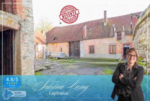 Propriete ancien corps de ferme à vendre 6 pièces BAYE (51)