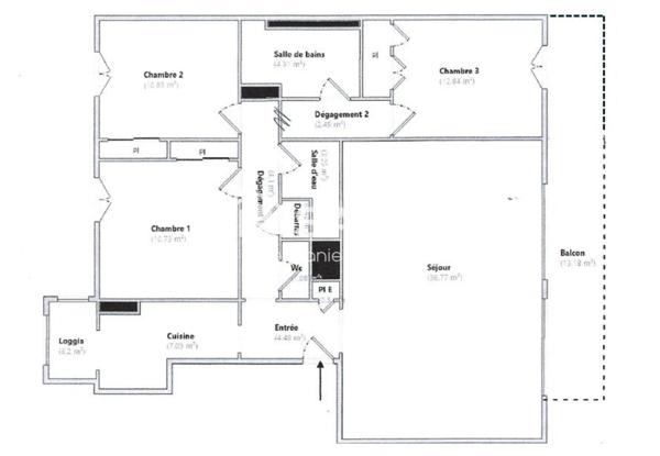 RARE - VUE TOUR EIFFEL - 5P 104 m² - CENTRE / GARE