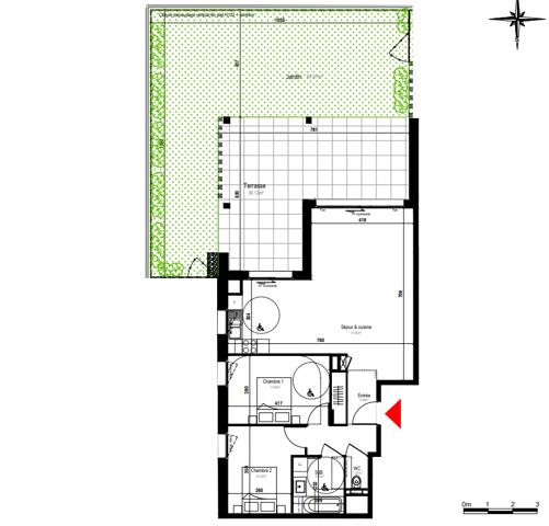 Appartement Evian Les Bains 3 pièces 72 m2