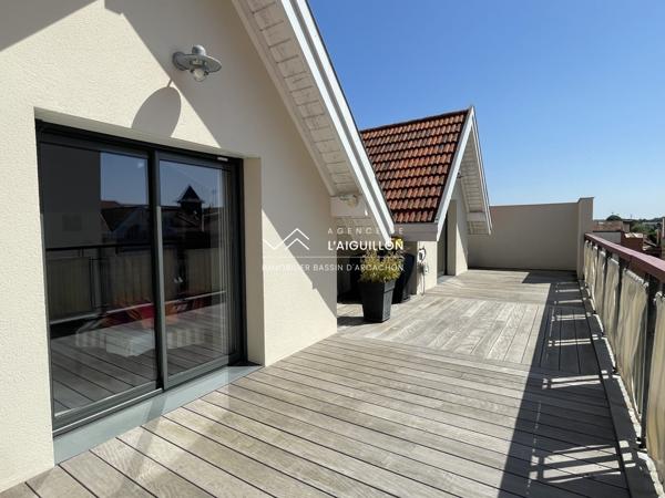 Arcachon Aiguillon - Duplex T5 grande terrasse et parking