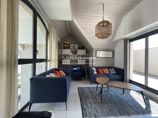 Arcachon Aiguillon - Duplex T5 grande terrasse et parking
