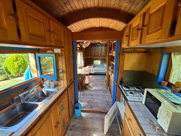 Exclusivité - Terrain avec roulotte Bayons 1350 m2