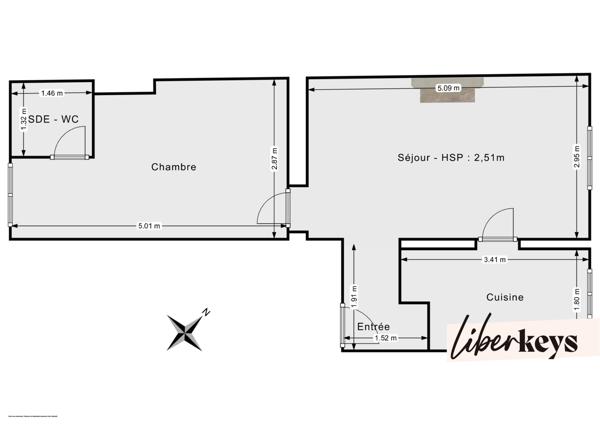 Appartement 2 pièces 38m² | rue Pasteur | Versailles