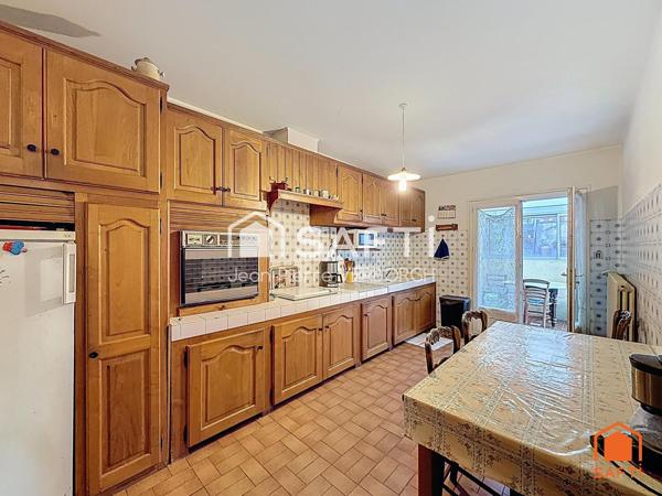 Maison de 105m² avec jardin de 325m² grand garage