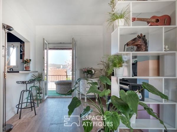 Appartement Duplex rénové avec terrasses dans un quartier calme et recherché d’IGNY