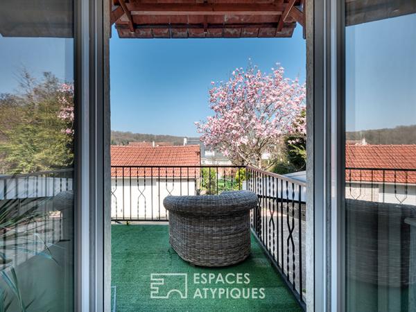 Appartement Duplex rénové avec terrasses dans un quartier calme et recherché d’IGNY