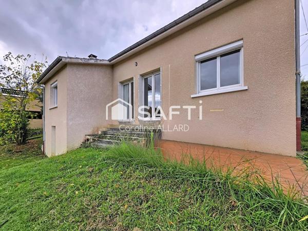 Maison de plain-pied sur une parcelle de 651m²