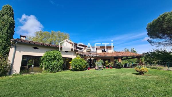 Maison d’architecte 204 m² Montrabé avec piscine