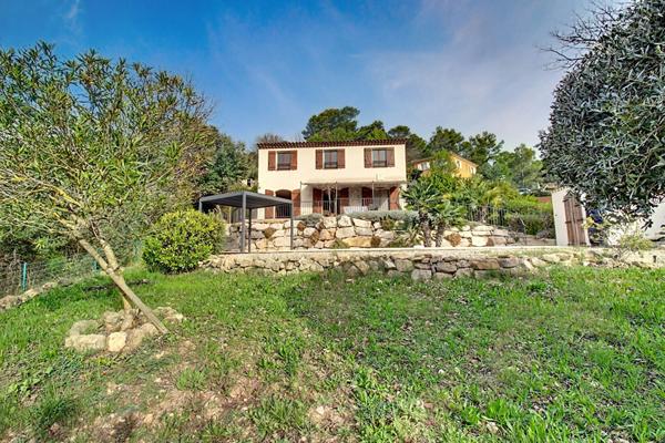 A VENDRE EN EXCLUSIVITE à LORGUES - Villa de 112m² sur un terrain de 1123m² avec PISCINE et GARAGE - VUE - AU CALME