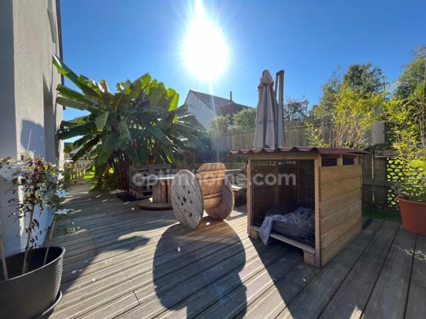 HONFLEUR - 125 m2 - 5pièces - 3 CHAMBRES - GARAGE - JARDIN 1 120 M2 - BUREAU - TERRASSE - LUMINEUX