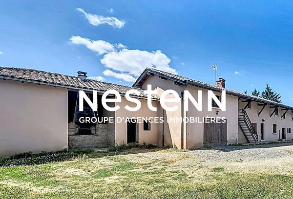 À vendre : Maison de caractère avec grand terrain à Crottet (01290)