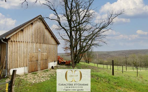 Rocamadour (46500) Propriété Lotoise restaurée : Piscine - Dépendances - 8 hectares - Box chevaux.