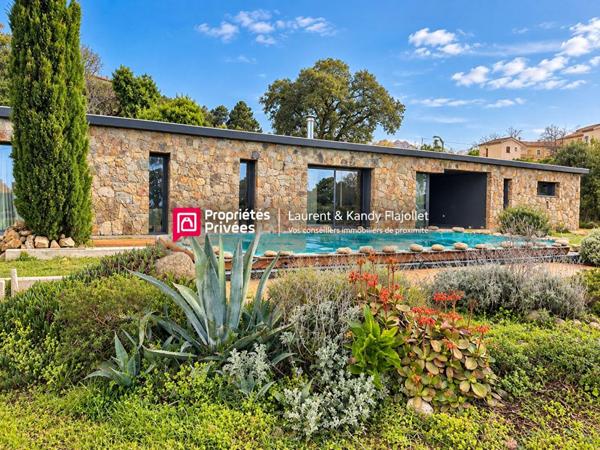 Maison en pierre T4  avec piscine VUE MER - Sari Solenzara 20145 - CORSE DU SUD - FRANCE