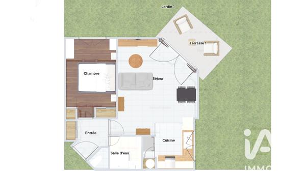 Appartement à vendre 2 pièces 47,95 m² Aucamville