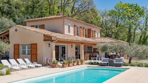 Chateauneuf-Grasse - Charmante propriété offrant une vue époustouflante sur les collines et la mer