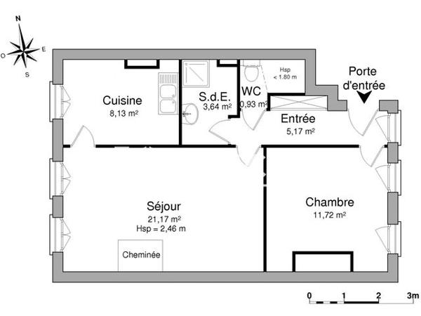 Location Appartement 2 pièces 50.76 m² - 10 RUE ST JULIEN Nancy 54000
